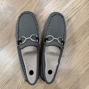 NEW Rothy's Black and White Checkered Drivers - size 10